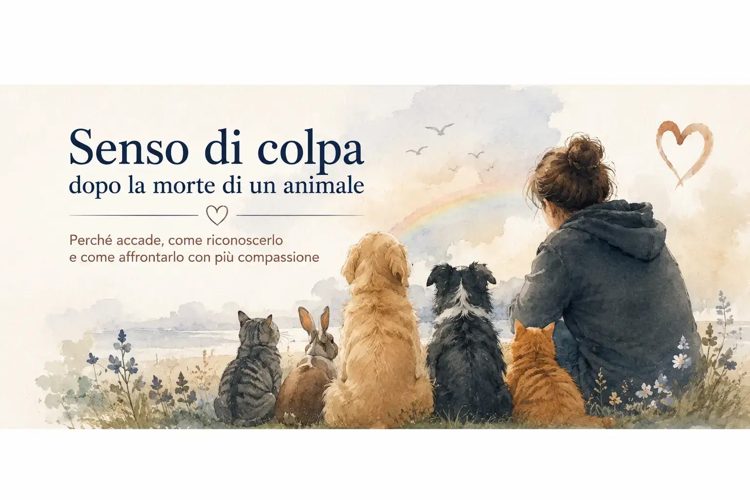 Al momento stai visualizzando Senso di colpa dopo la perdita di un animale: perché succede e come affrontarlo